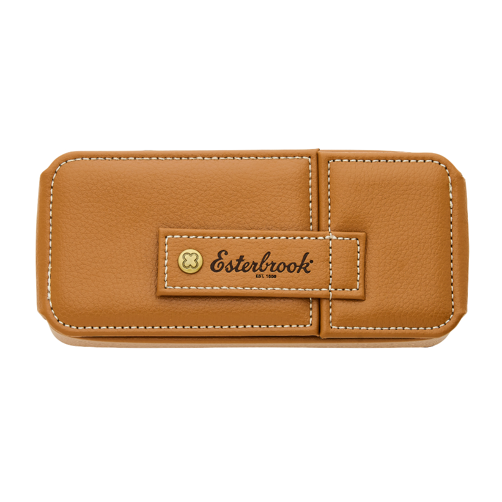 Esterbrook British Tan Pen Nook (Triple) - Penetui 3-delig